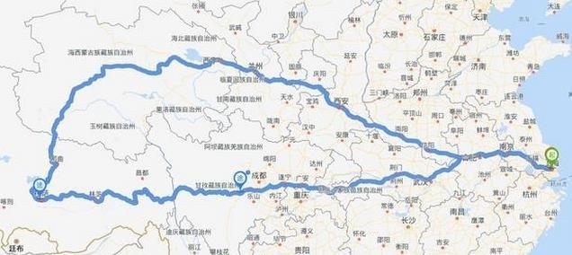 上海自駕西藏怎么安排線路