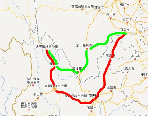 成都出發云南自駕游線路推薦_云南到成都自駕游_成都出發云南自駕游