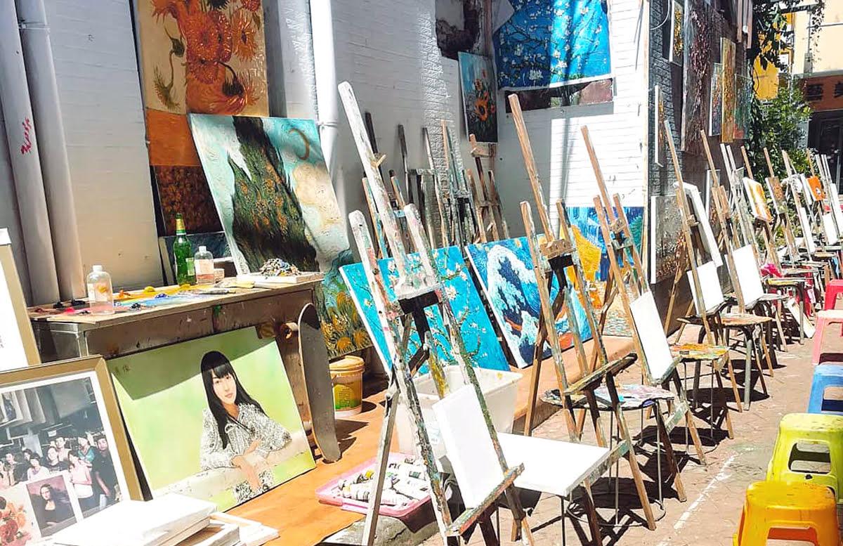 深圳熱門景點-中國-大芬油畫村