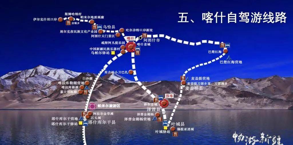 環塔自駕游_環塔路線圖_環塔線路