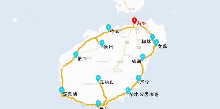 海南自駕游最佳線路推薦 海南自駕注意事項