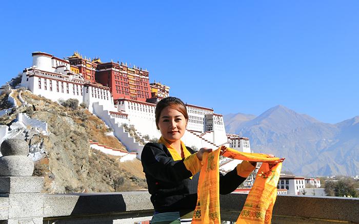 藏歷新年歡迎游客來西藏