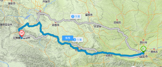 西安自駕甘肅自駕游最佳路線圖_西安出發甘肅旅游路線攻略5天_西安到甘肅旅游自駕游