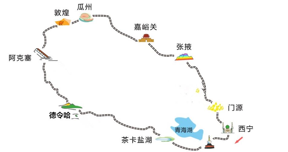 北京敦煌青海湖自駕游_敦煌到青海湖游玩方向_青海敦煌自駕游攻略
