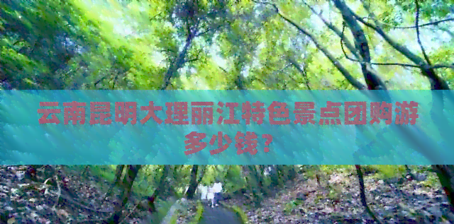 云南昆明大理麗江特色景點團購游多少錢？