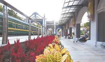 8月31日京門鐵路主題公園景象：鐵路工業遺產的新融合與舊時光的韻味